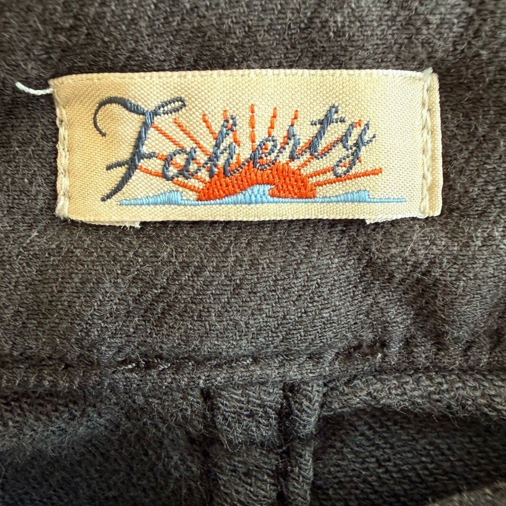 Faherty Stretch Terry Patch Pocket Pant Ankle Length - Picture 9 of 11